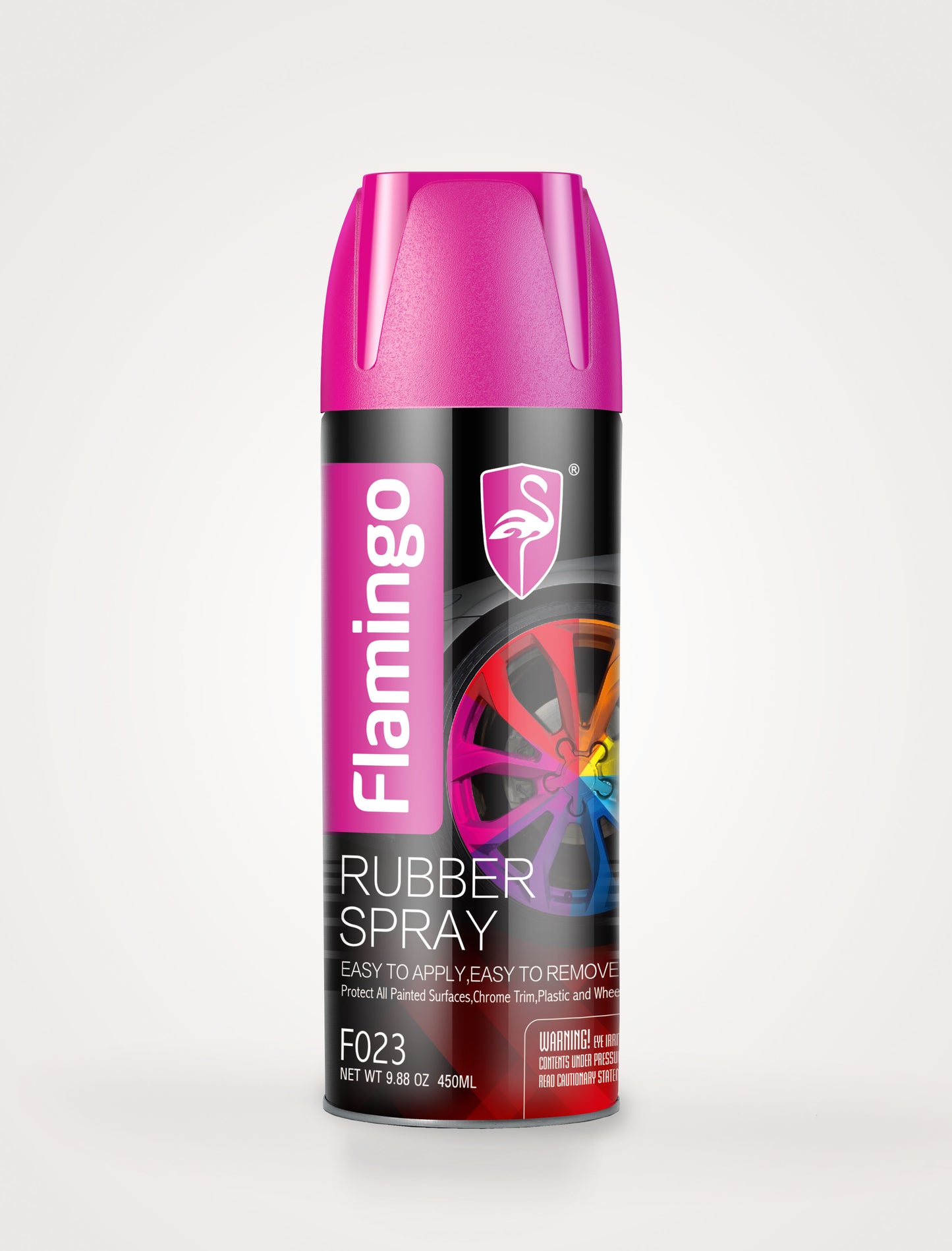 Flamingo RUBBER SPRAY SHINY BLACK