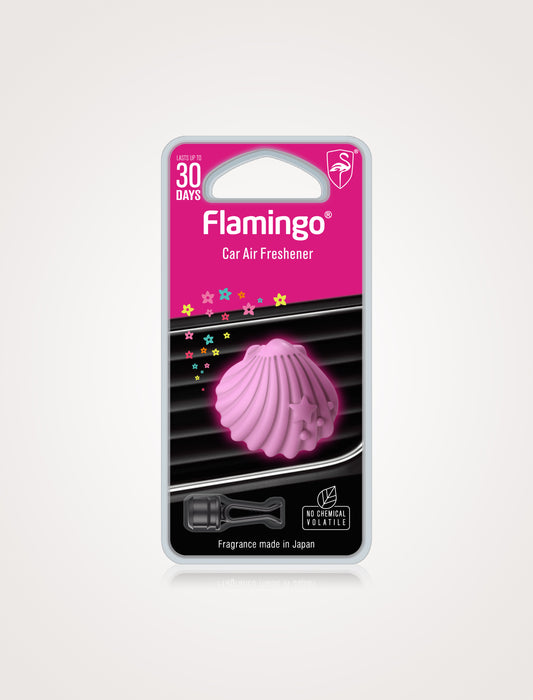 Flamingo EVA CAR AIR FRESHENER-SHELL Black Opium