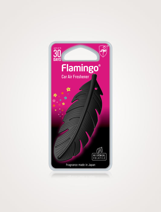 Flamingo EVA CAR AIR FRESHENER-FEATHER Black Ice