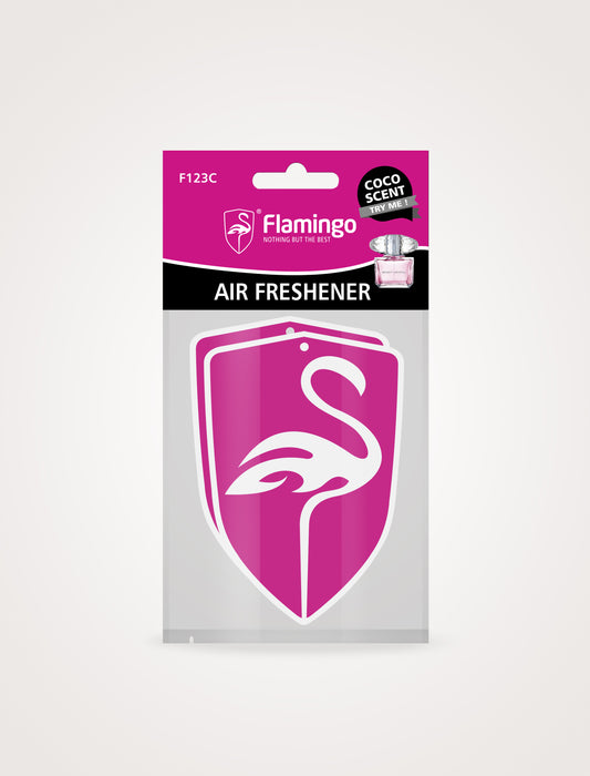 Flamingo PAPER AIR FRESHENER-BLACK ICE