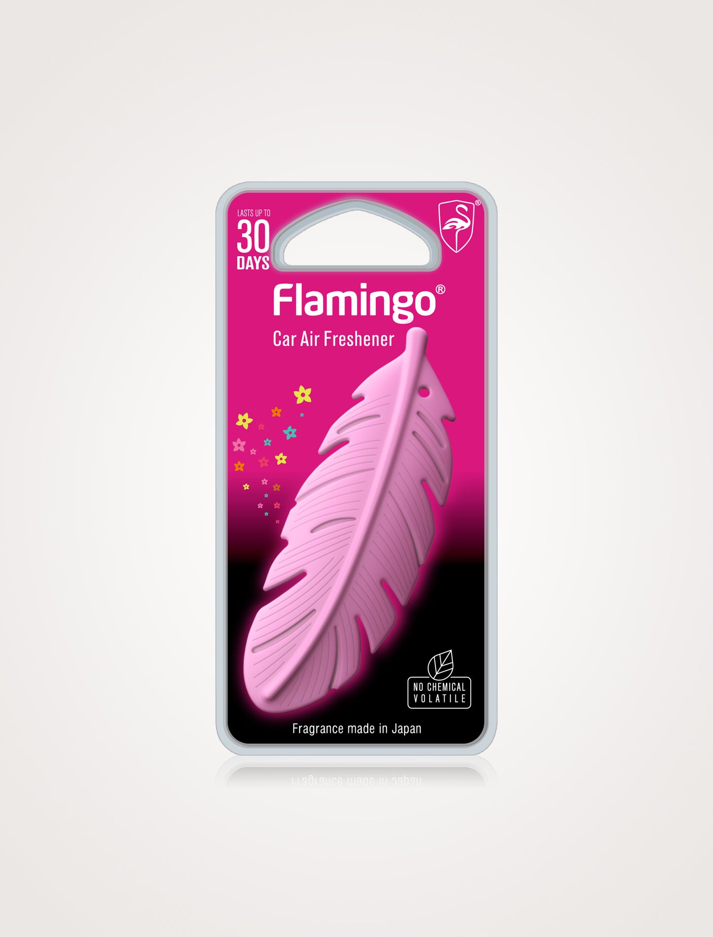 Flamingo EVA CAR AIR FRESHENER-FEATHER Black Opium