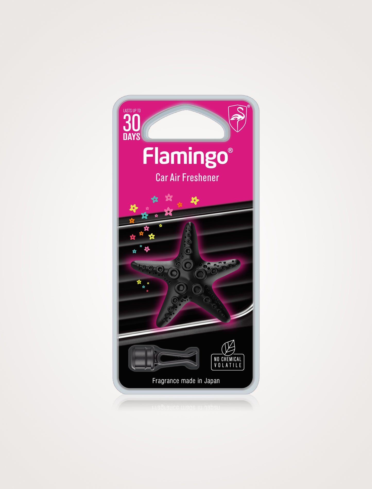 Flamingo EVA CAR AIR FRESHENER-STARFISH Black Ice