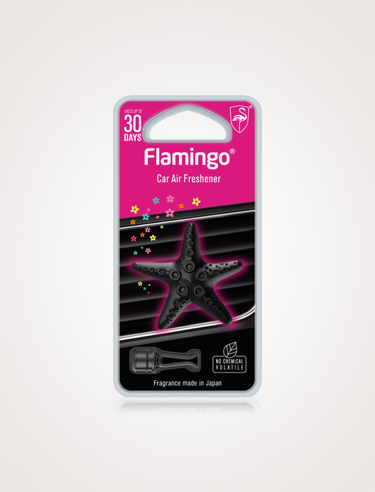 Flamingo EVA CAR AIR FRESHENER-STARFISH Black Ice