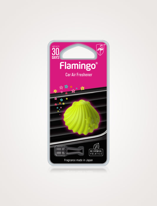 Flamingo EVA CAR AIR FRESHENER-SHELL Vanilla